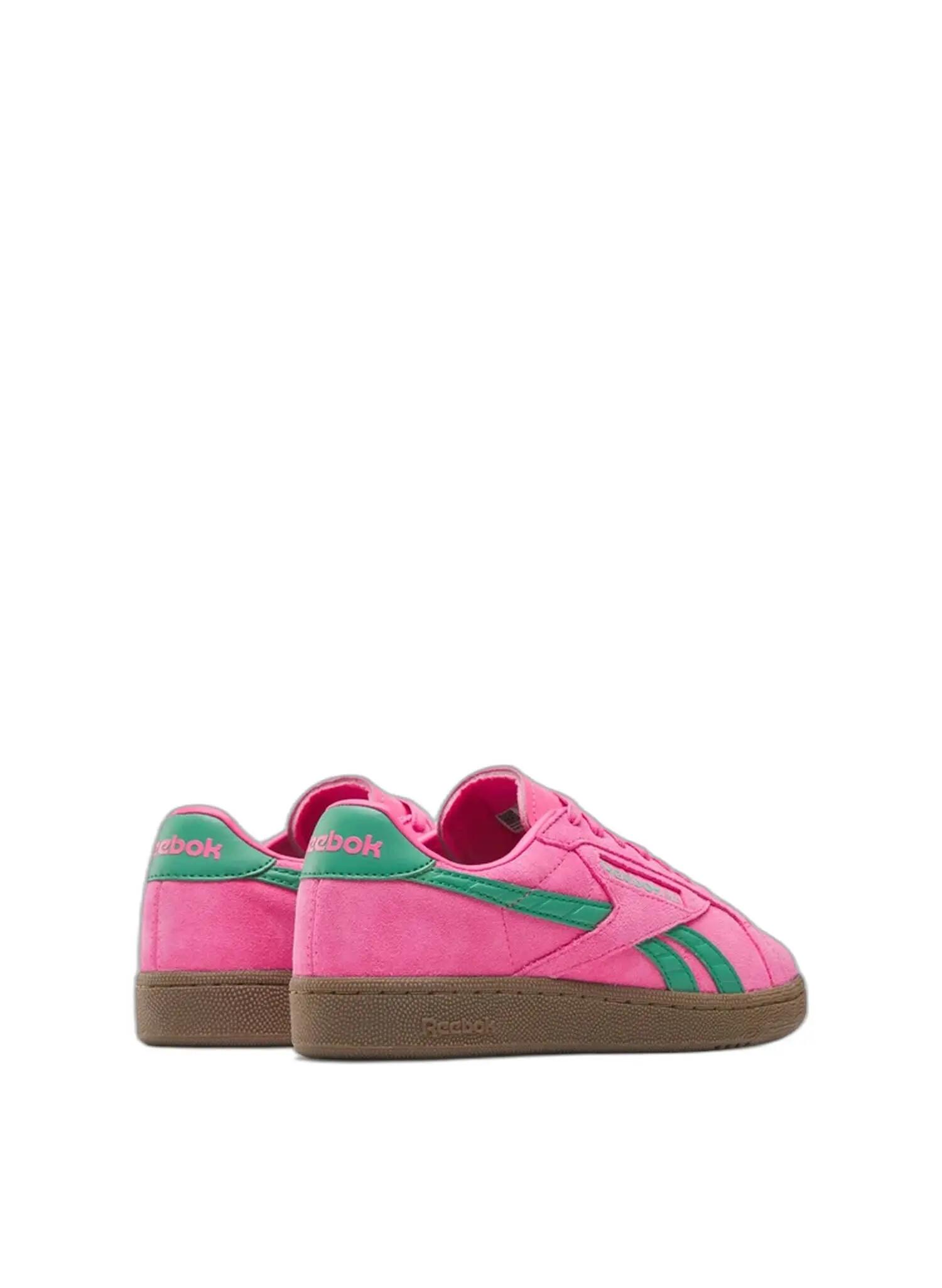 Reebok Club C Grounds UK dámske tenisky, semišový zvršok, fuchsiový farebný blok 3/5