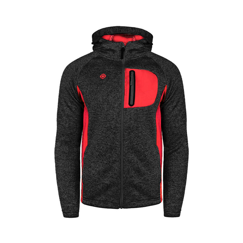 Chaqueta de punto tejido térmico, hombre HUMBO. Izas