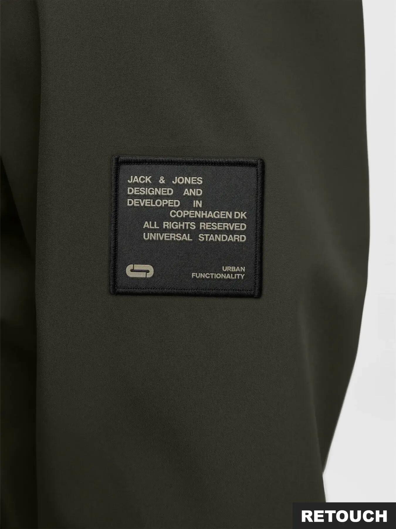 Herren Jacke Basic Dunkelgrün 6/7