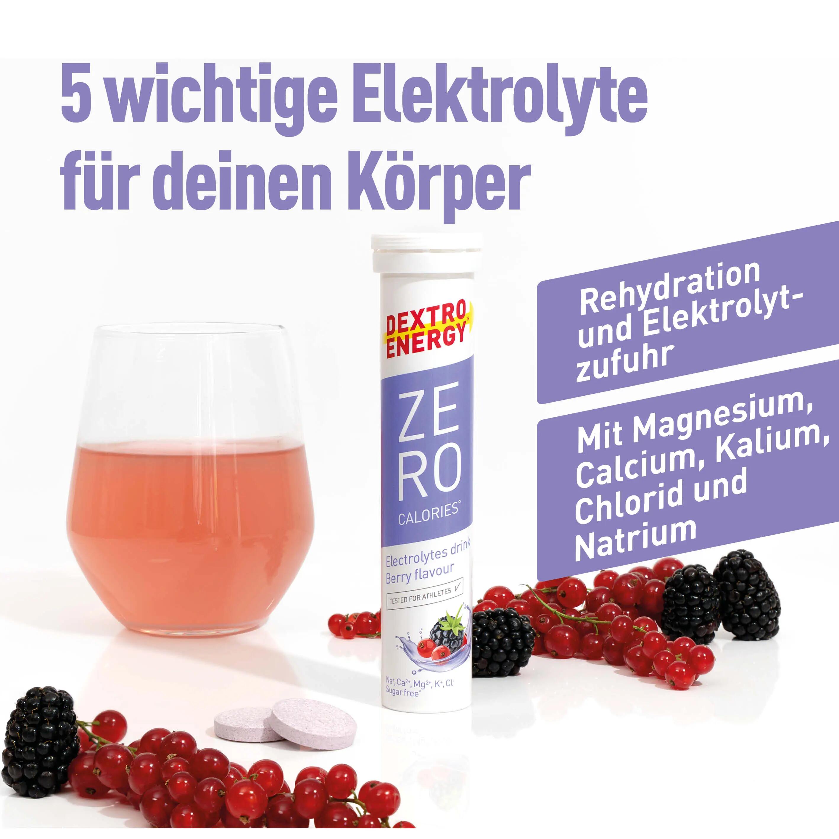 Zero Calories Berry, 12x20, zuckerfreie Elektrolyt-Brausetabletten 4/6