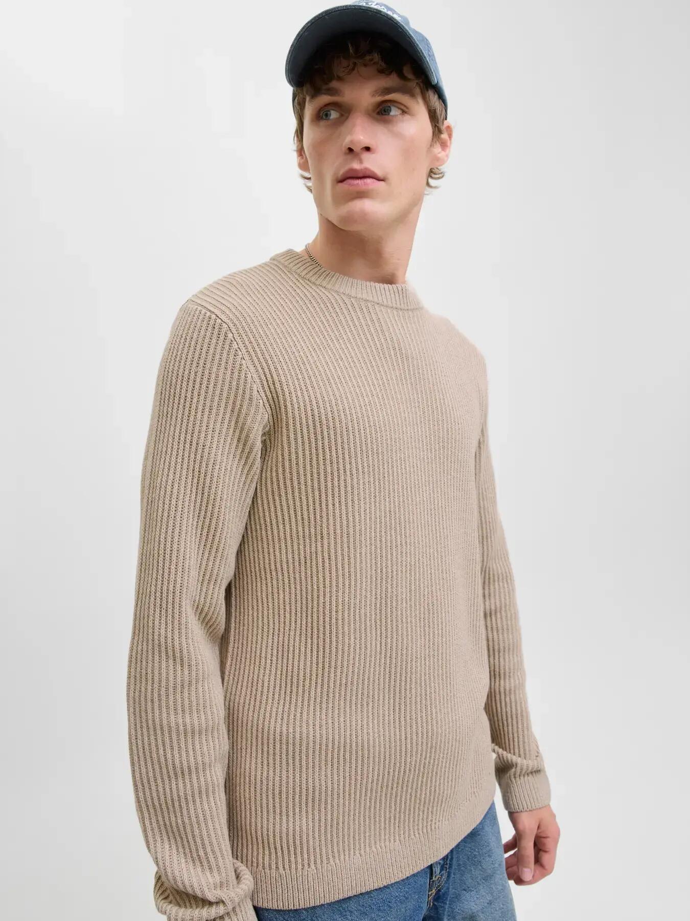 Hombre Jersey Regular Fit Dover Gris claro 7/7