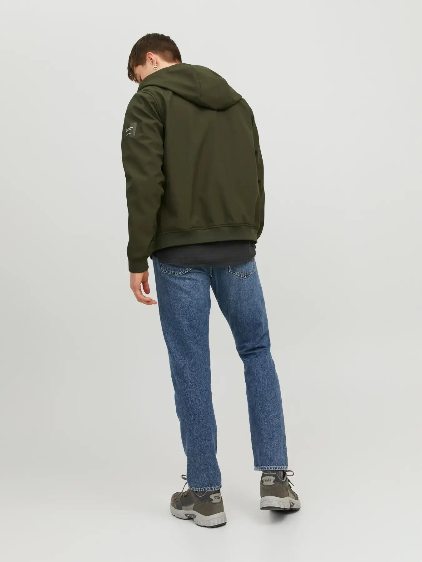Herren Jacke Basic Dunkelgrün 4/7
