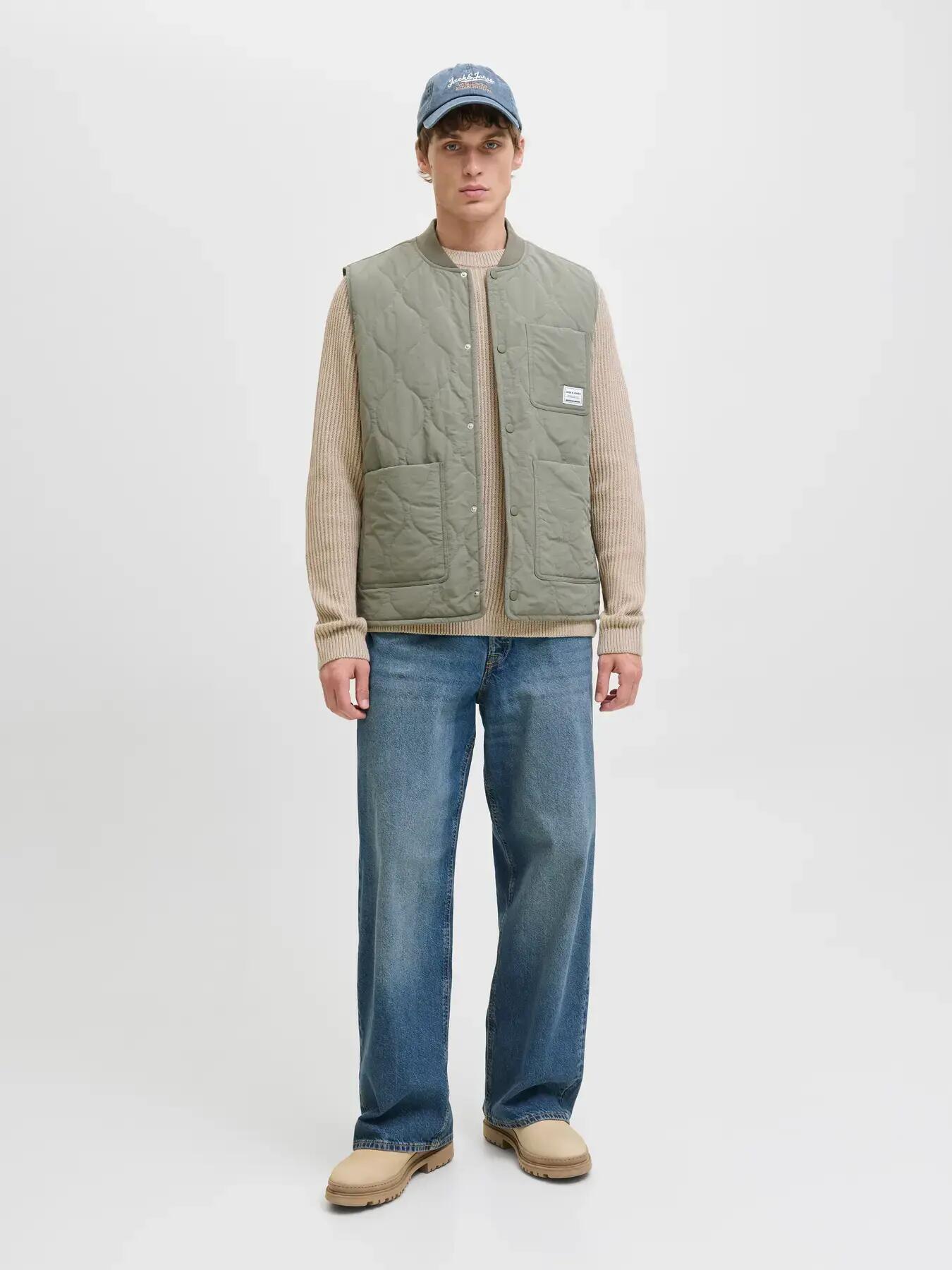 Hombre Jersey Regular Fit Dover Gris claro 5/7