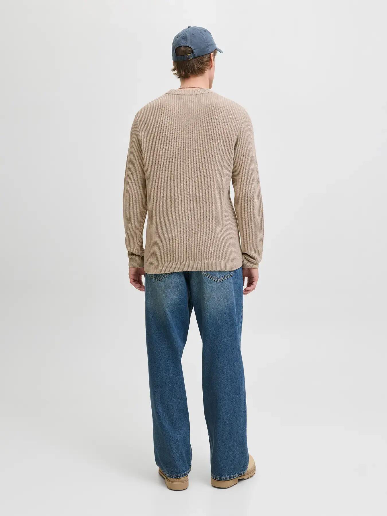 Hombre Jersey Regular Fit Dover Gris claro 4/7