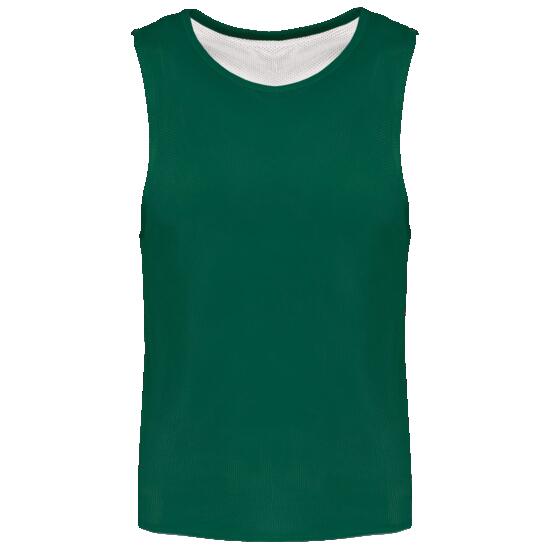 Chasuble réversible multisports unisexe - Dark Green / White - XXL/3XL