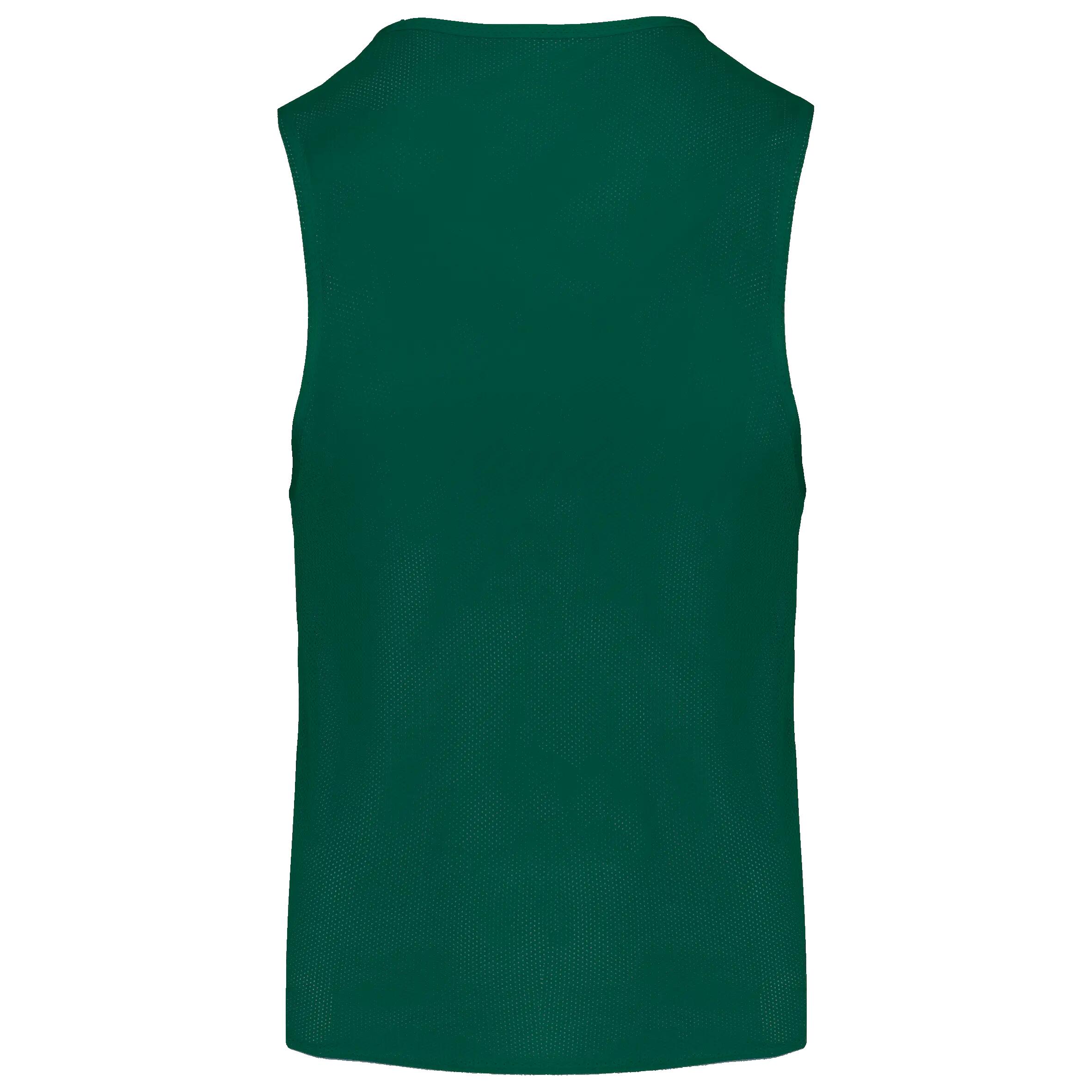 Chasuble réversible multisports unisexe - Dark Green / White - S/M 3/3