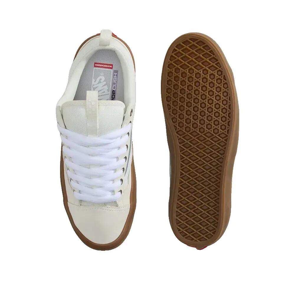 Chaussures Vans Skate Old Skool Blanche 5/8