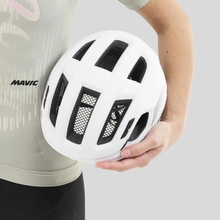Mavic Aksium racefietshelm, wit 6/7