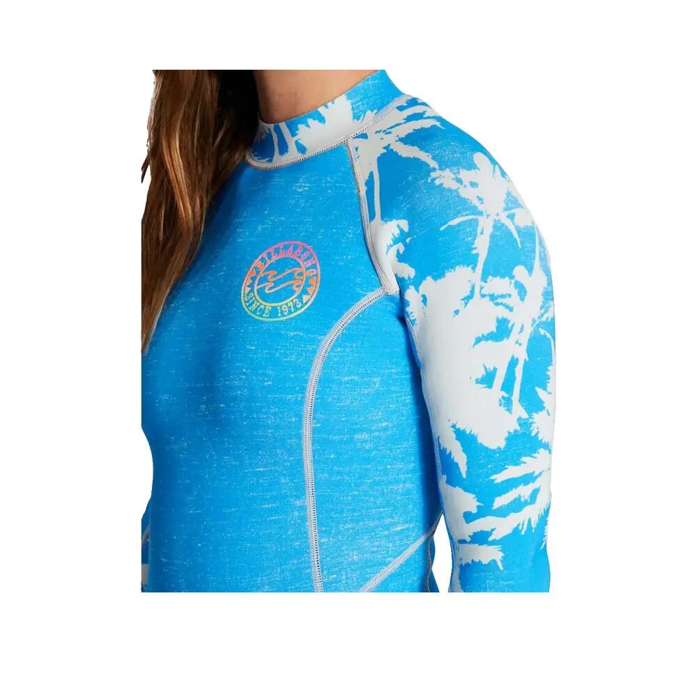 Fato de banho Billabong Spring Fever mulher 2/2 mm Azul Hawaii 4/5