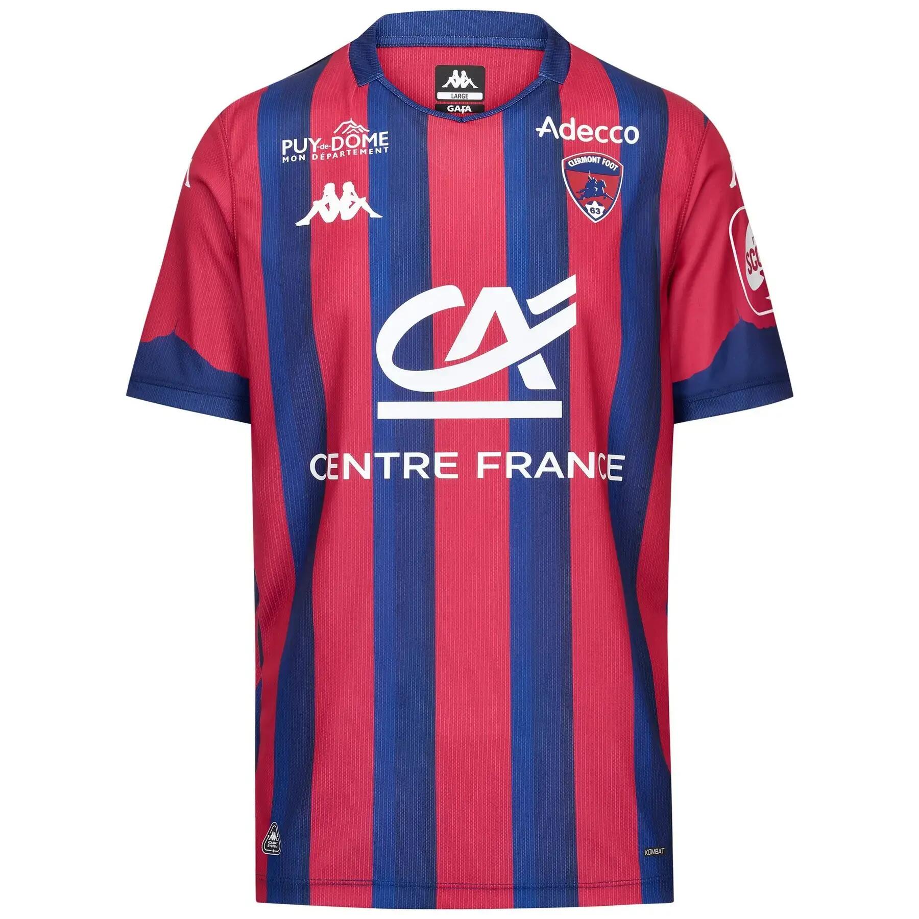 Maillot Domicile Clermont Foot 63 2025/26 1/3