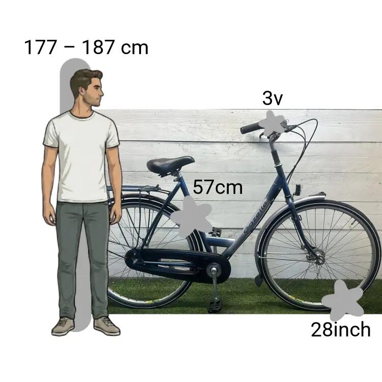 Bicicletta usata Gazelle Laguna 2/4