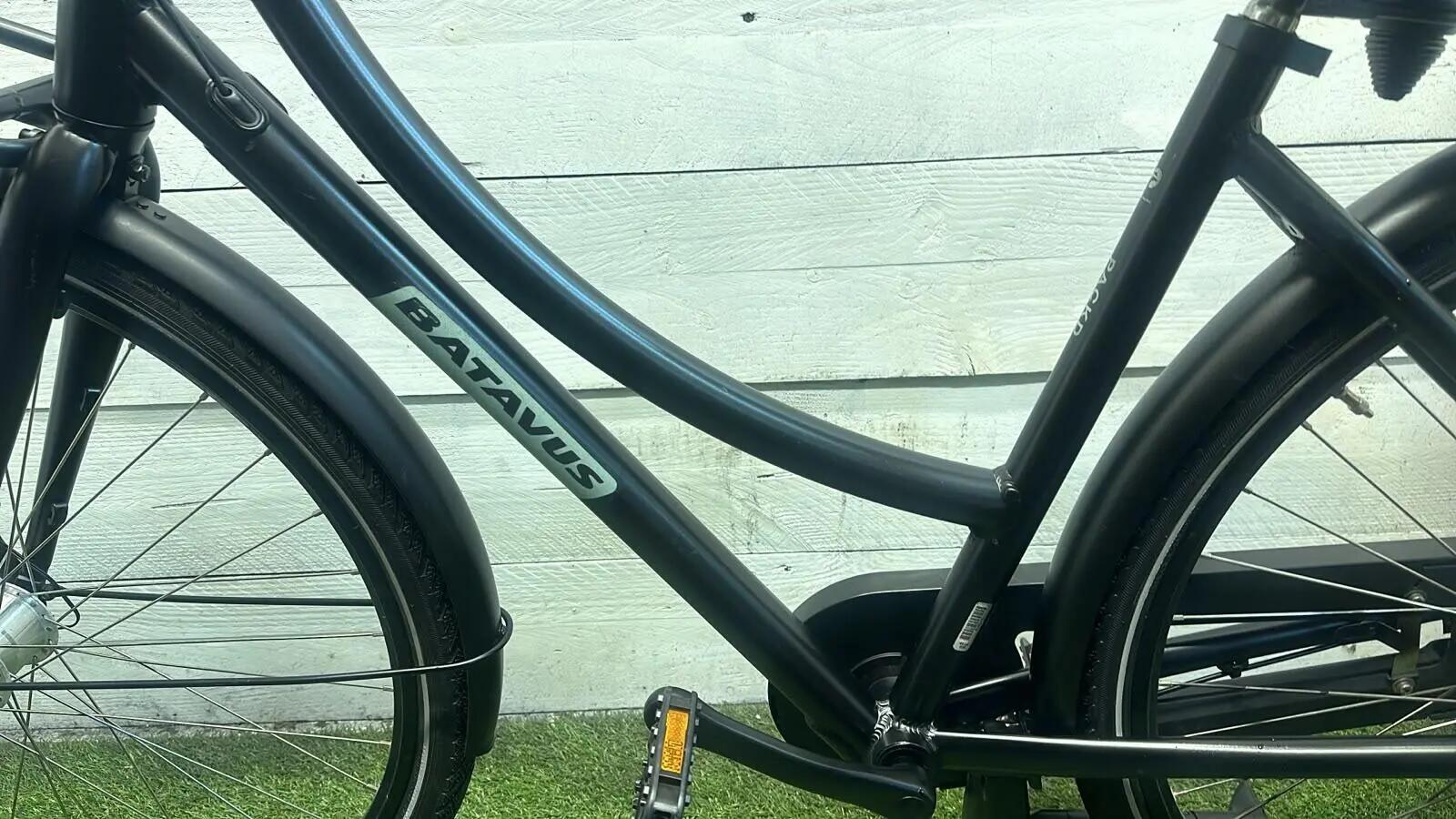 Second Life - Gereviseerd Batavus transport stadsfiets bike, zwart 3/4