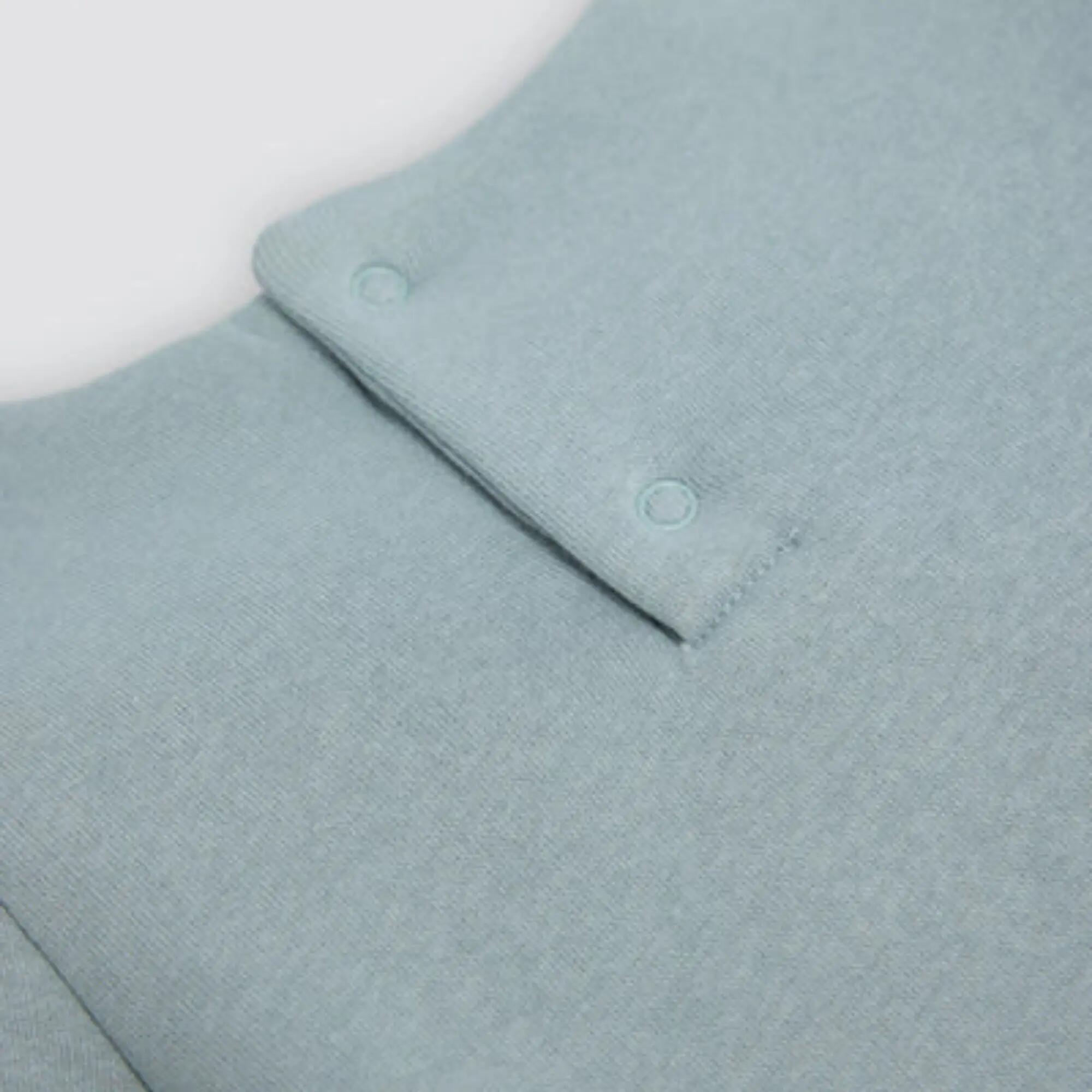 Vestido de bebé de manga comprida com detalhe de urso texturizado 4/6