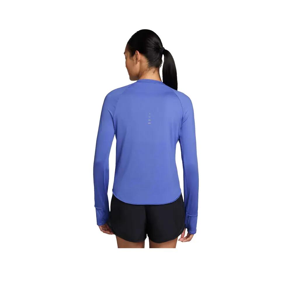 T-shirt de course Nike Swift Dri-Fit UV Dames Zwart/Blauw 2/4