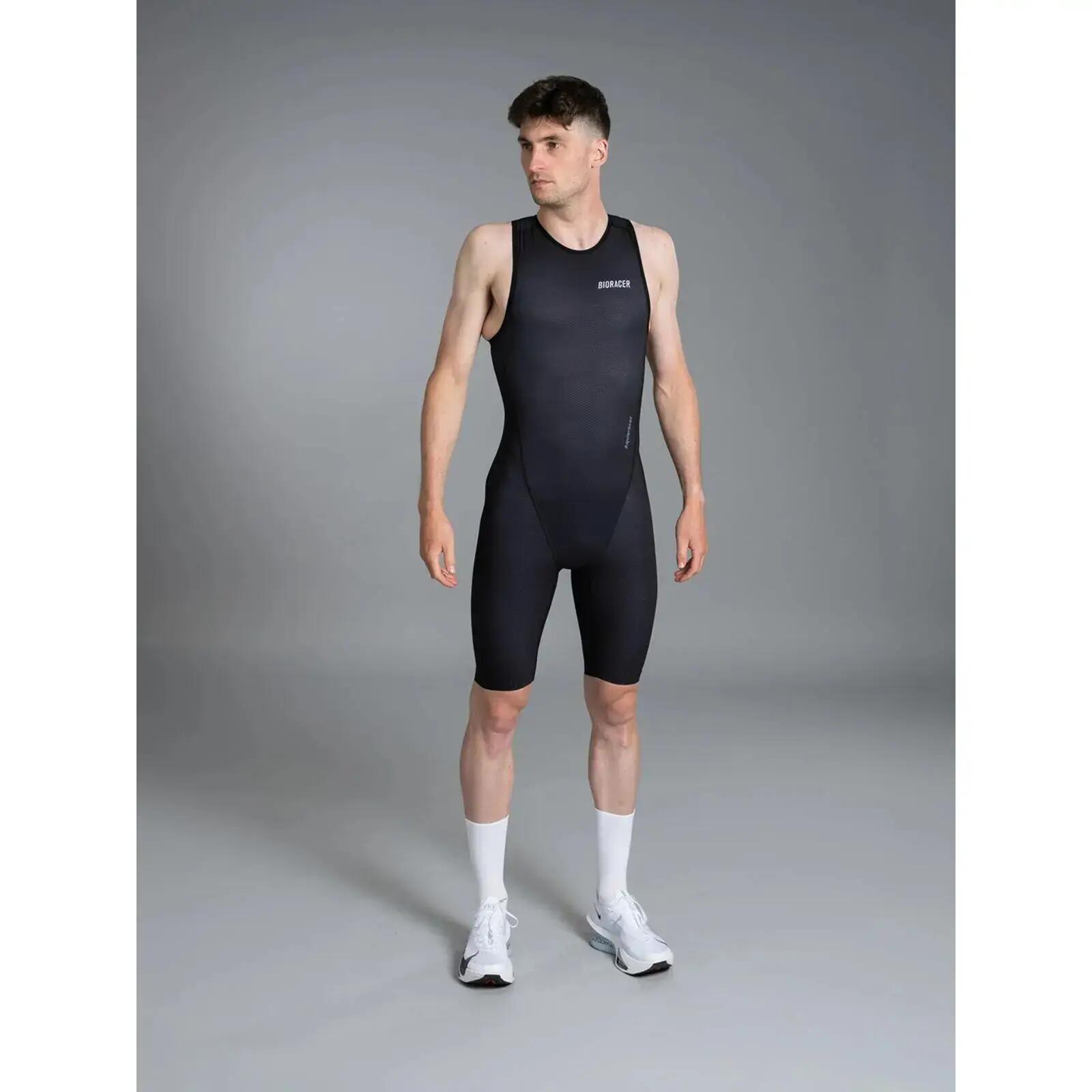 Kort triatlonpak zonder mouwen Bioracer Epic Aqua 3/5