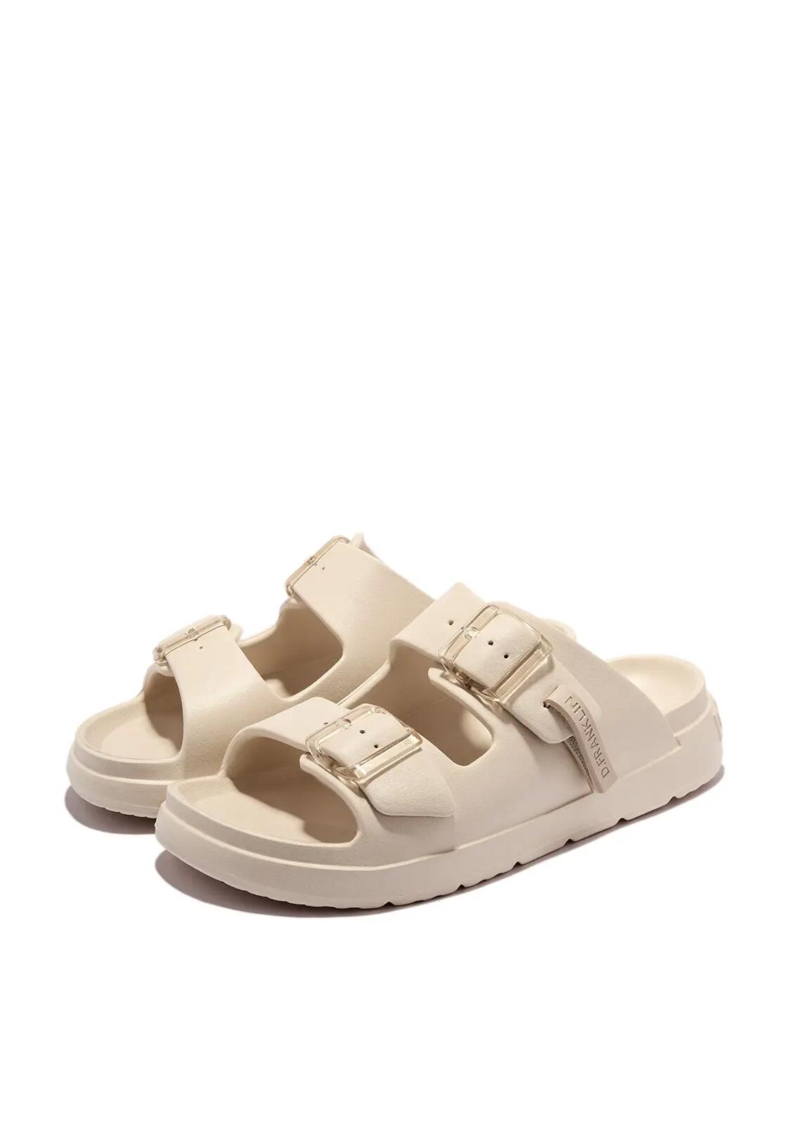 Sandalias Abiertas de Mujer Hebilla Ajustable Vibe Beige 2/5