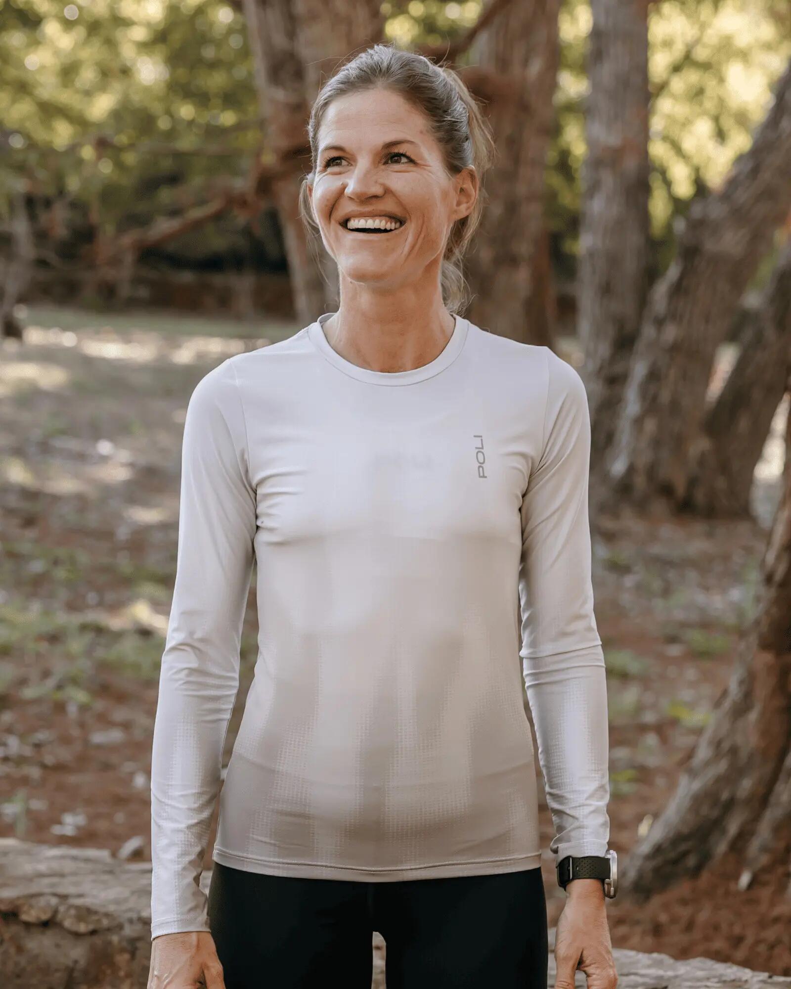 Maglia running donna a maniche lunghe - BEA STORM 2/4