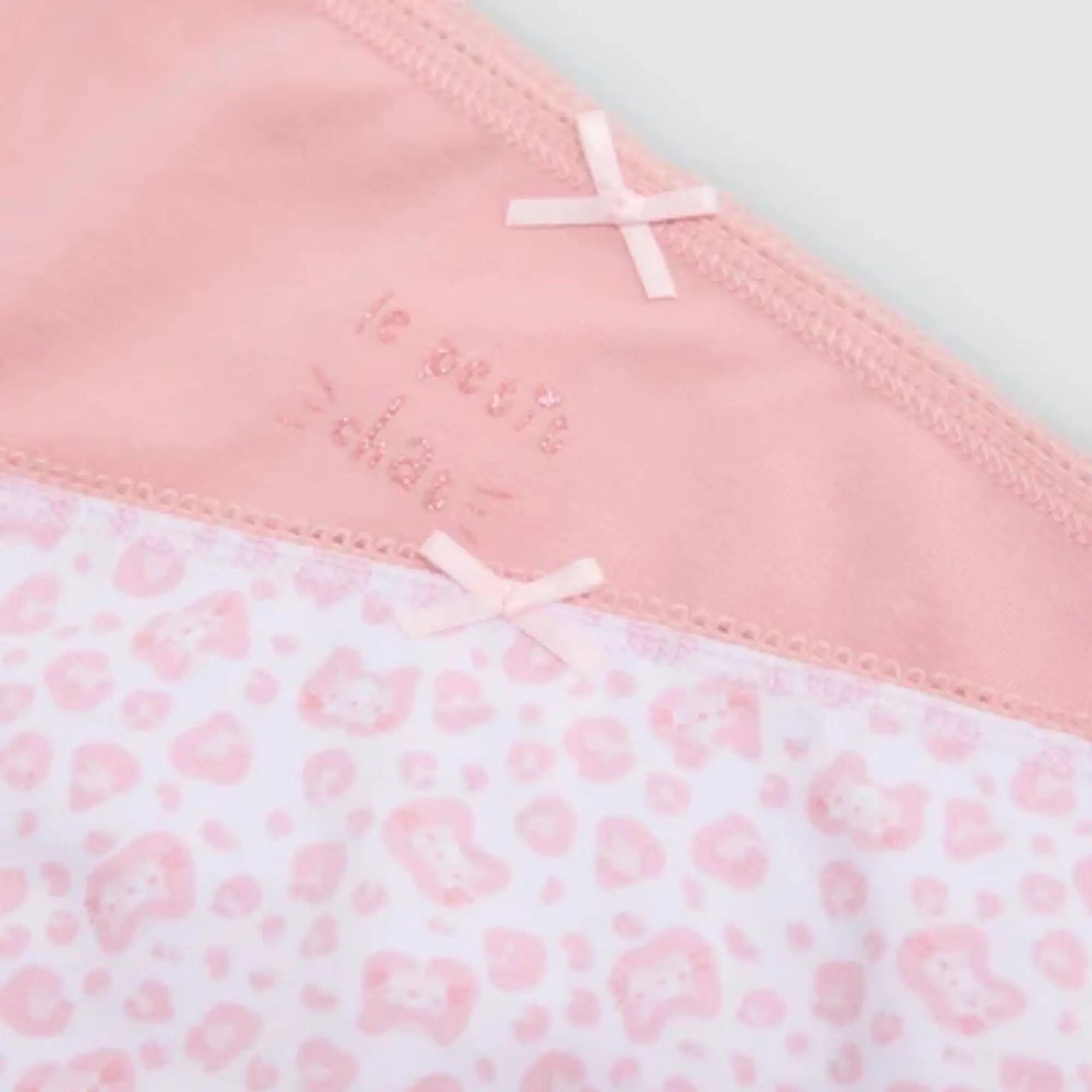 Pack de 2 cuecas de menina em algodão com estampado de gatinhos 3/5