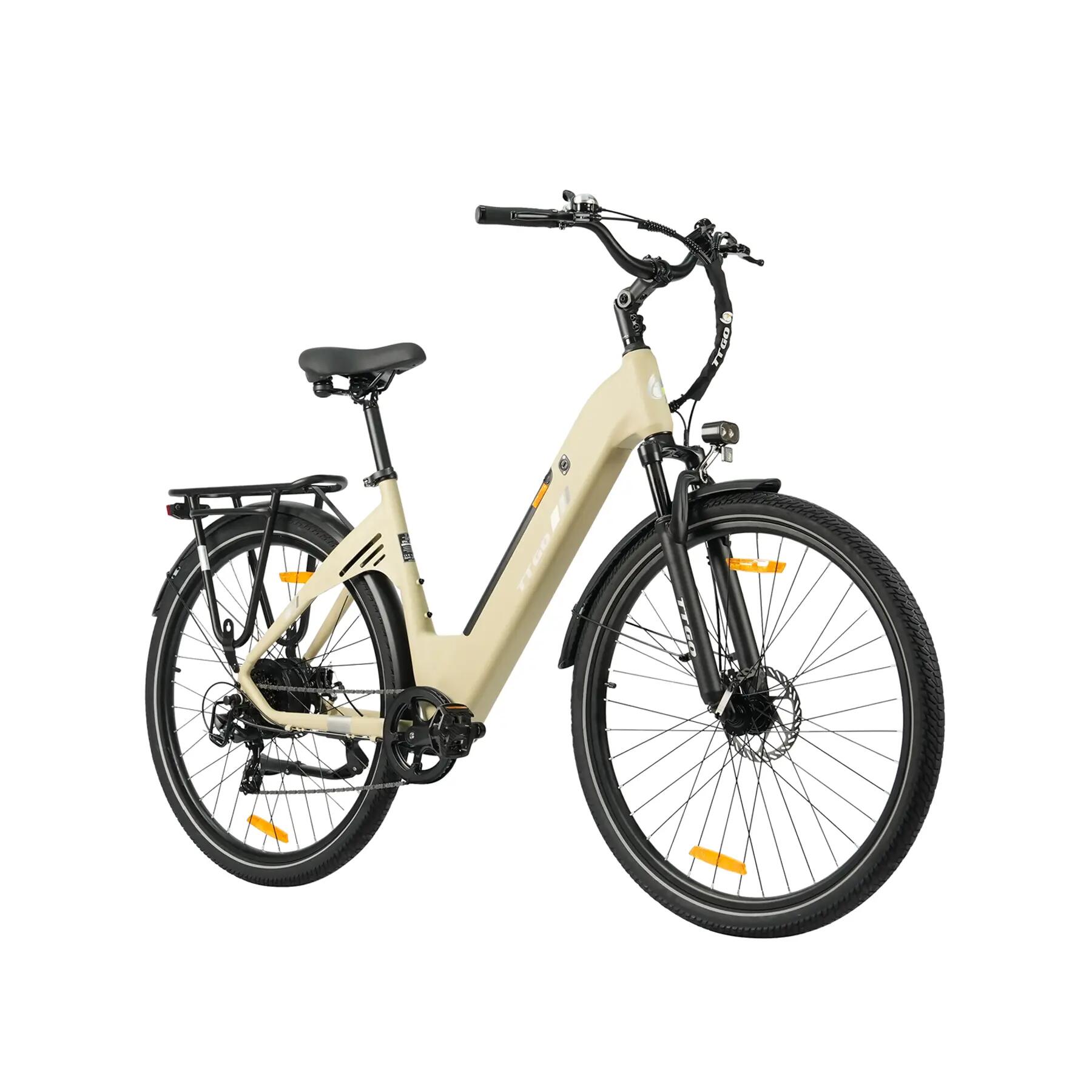 Mestský elektrobicykel pre dospelých TTGO C3SE batéria 36V 18Ah motor 250W 8/15