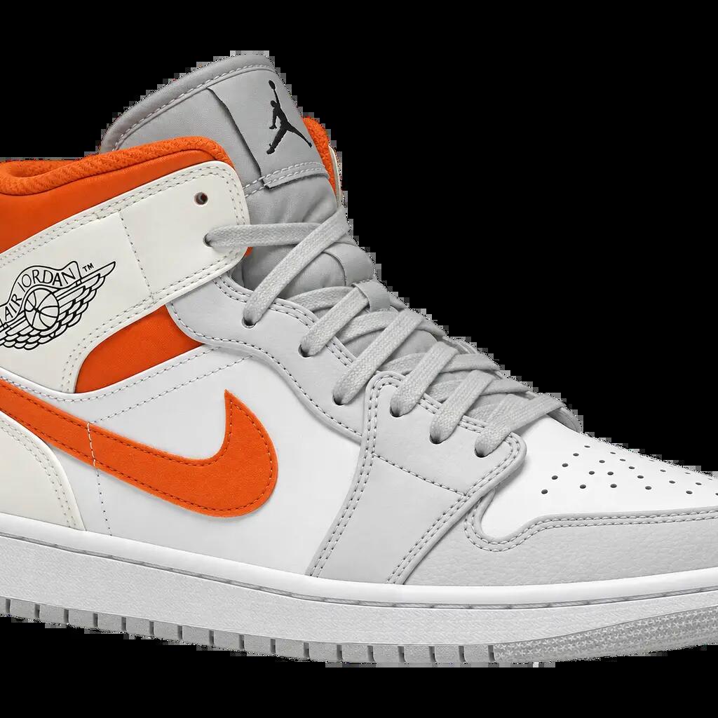 Herren - Sneaker - zweifarbig - Jordan 1 Mid - Starfish, Pure Platinum