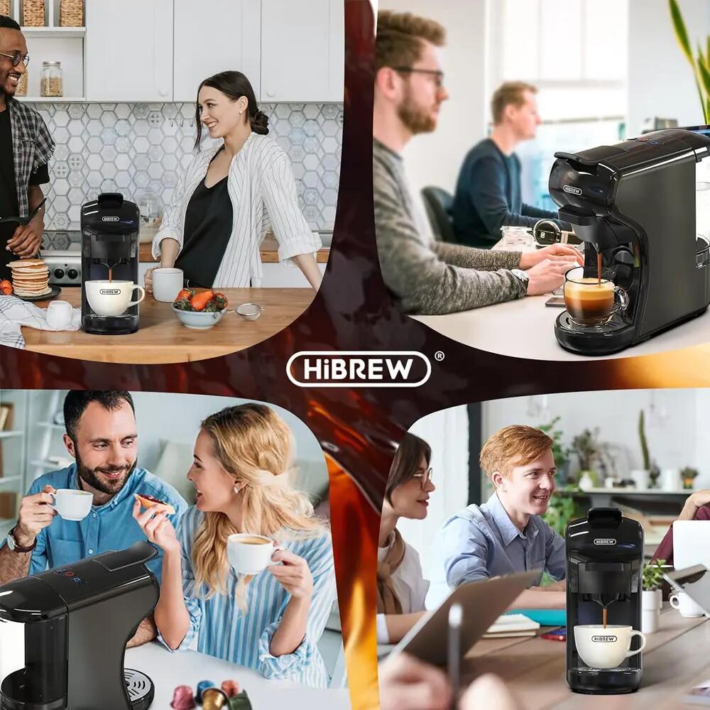 HiBREW H1A Univerzálny kapsulový kávovar 4 v 1 19 barov 12/12