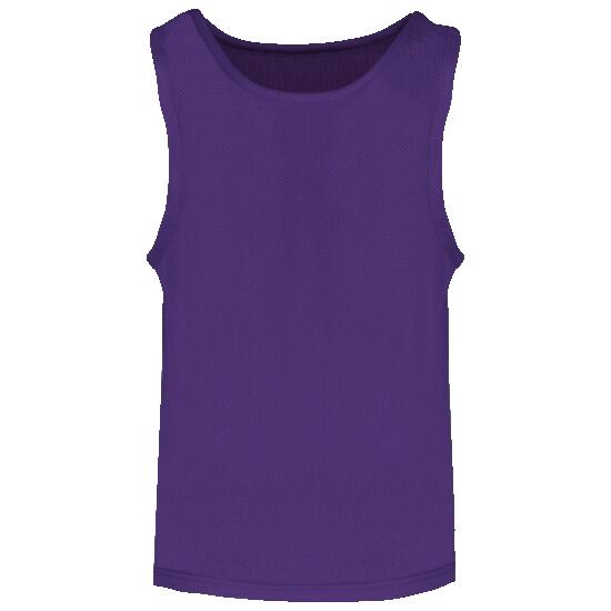 Chasuble en filet léger multisports enfant - Sporty Purple - 10/14 ans