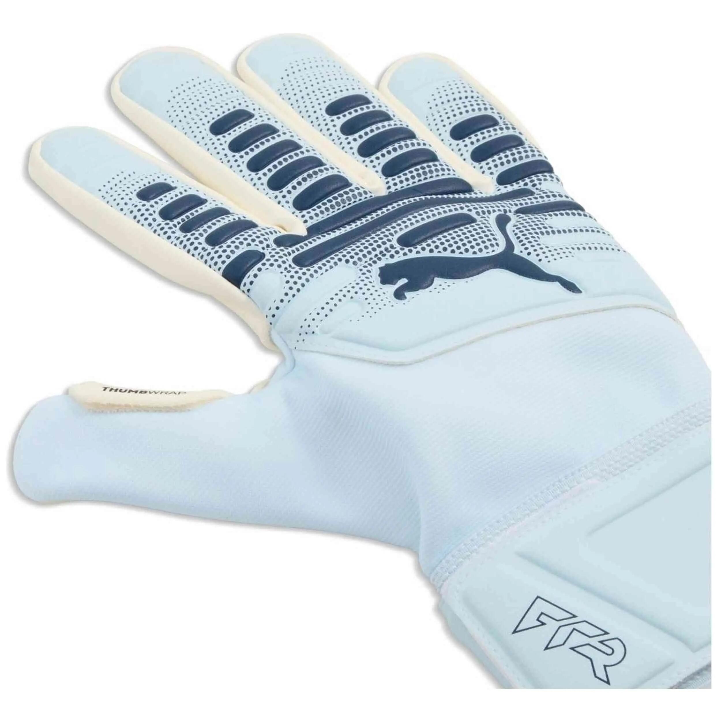 Guanti da calcio Puma modello FUTURE Grip 1 "Icy Blue-Blue Jewel" per unisex 2/3
