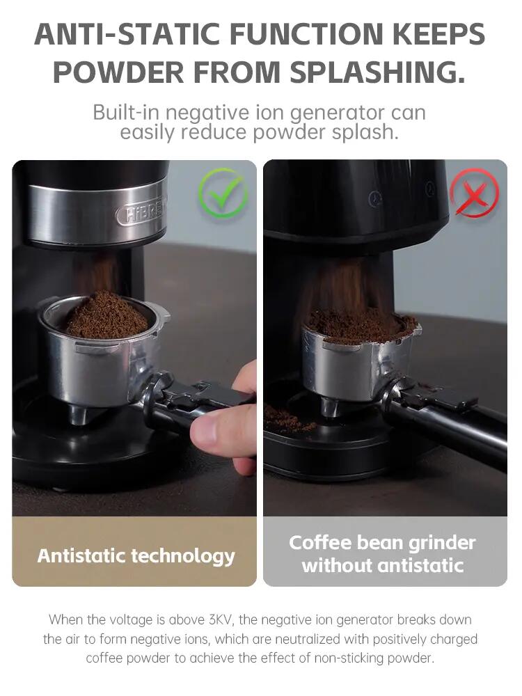 HiBREW G3 Moinho de café automático 220W 34 configurações de moagem 7/11