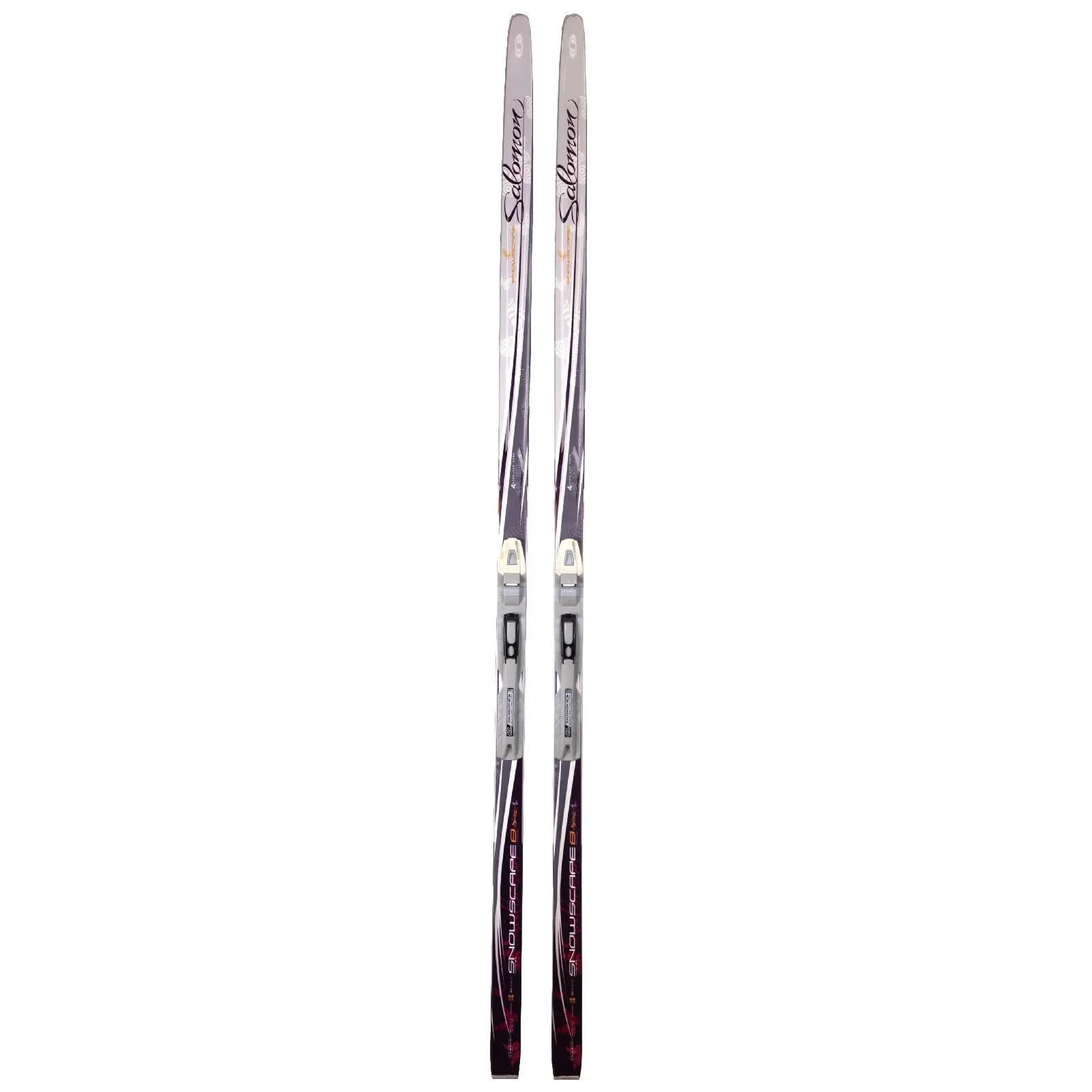 RECONDITIONNE - Ski De Fond Salomon Snowscape 8 Siam + Fixation Sns 2/2
