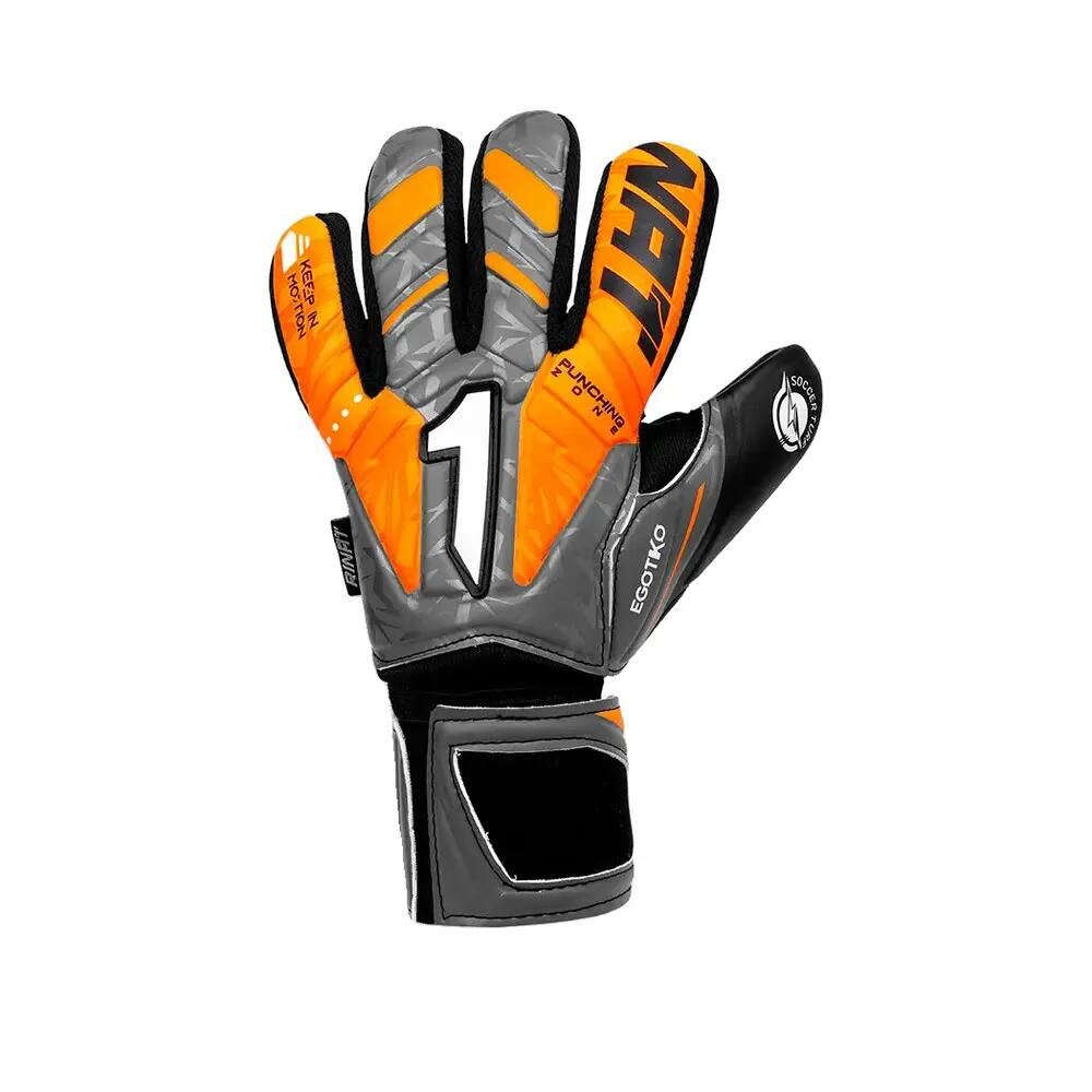 Rękawice bramkarskie Rinat Egotico Vengador Turf Szary/Pomarańczowy 7/9
