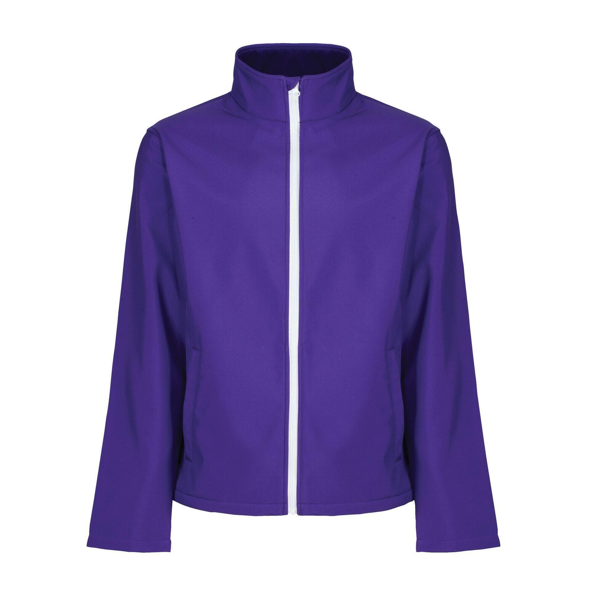 REGATTA Mens Ablaze Printable Softshell Jacket (Purple/Black)