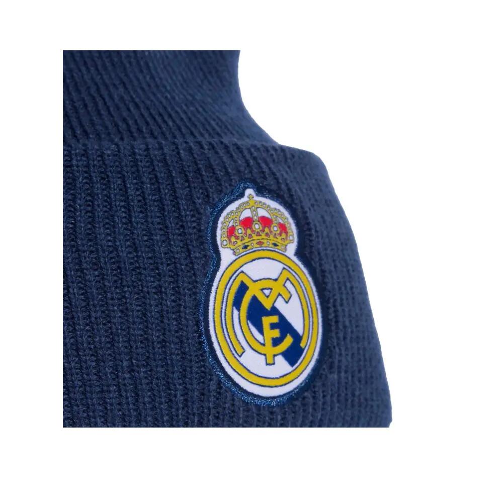Gorro adidas Real Madrid en lana Azul/Blanco 3/4