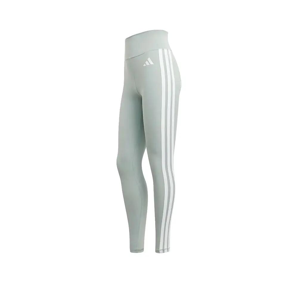 Leggings adidas essentiels 3 bandes Verde/Bianco 3/6