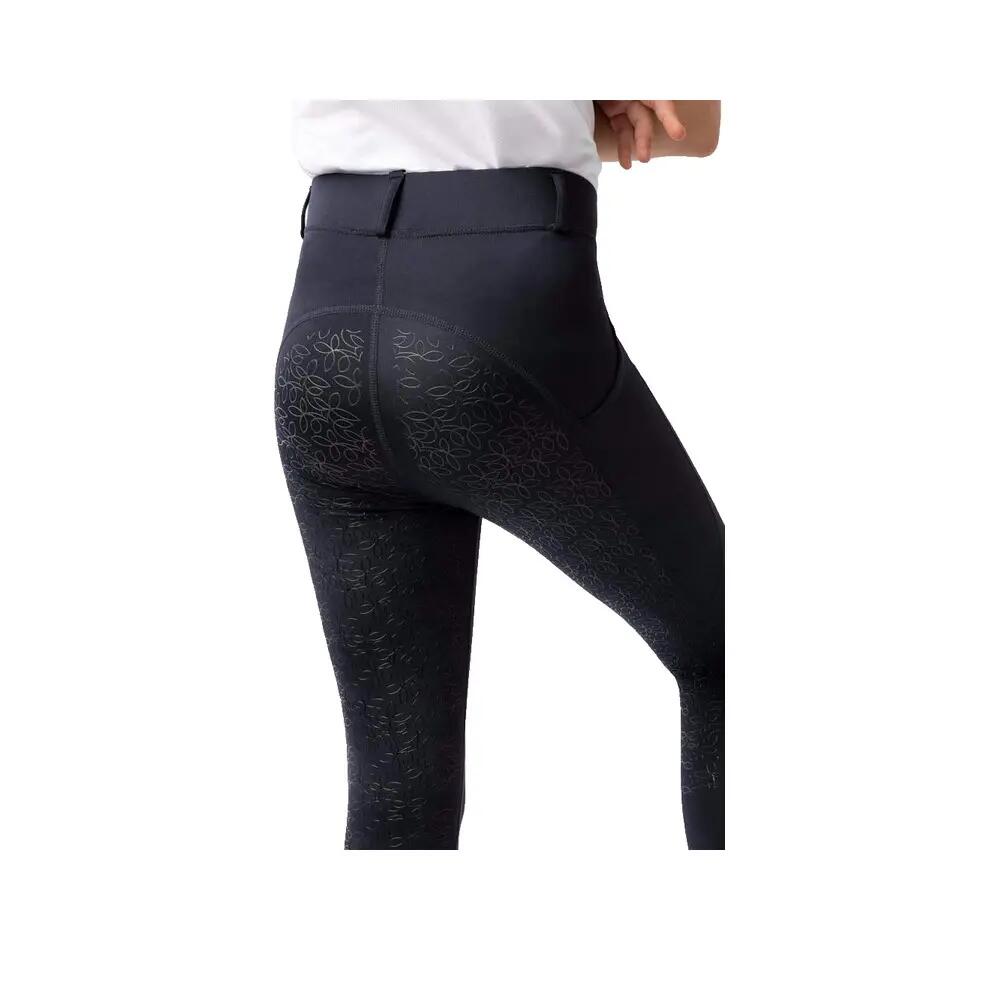 Dívčí jezdecké legíny s plným gripem Horze Dea 5/8