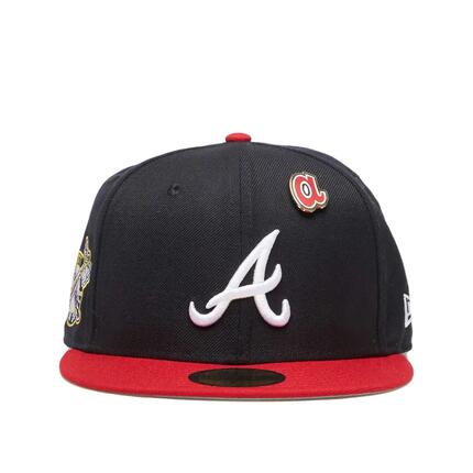 Casquette New Era 59FIFTY Atlanta Braves Bleu/Rouge