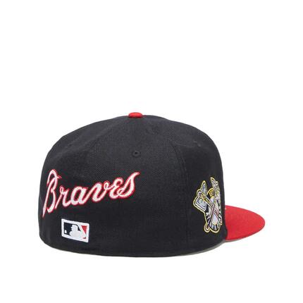 Casquette New Era 59FIFTY Atlanta Braves Bleu/Rouge