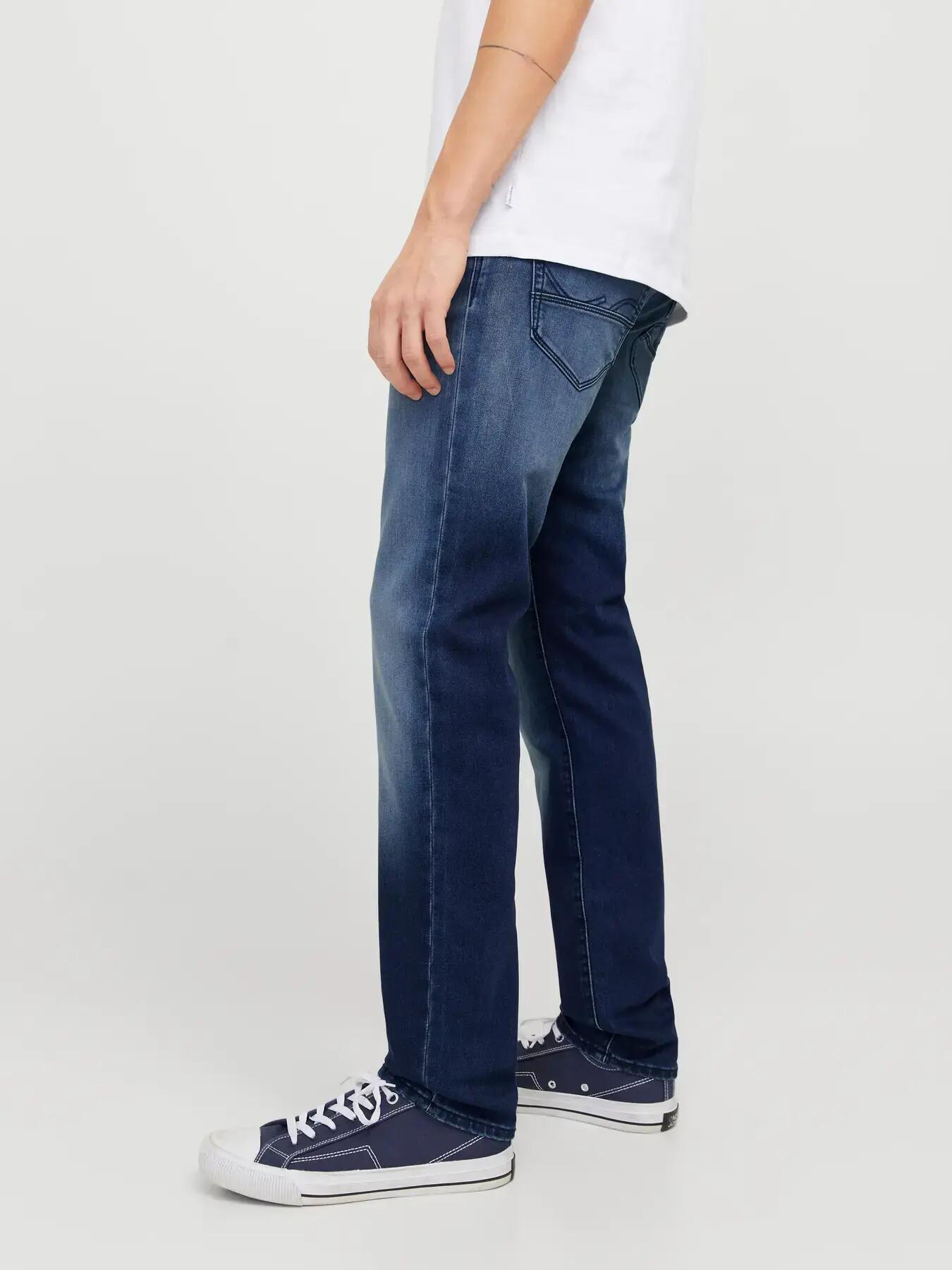 Herren Jeans Tapered Fit Mike Fox 424 L34 Blau 7/8