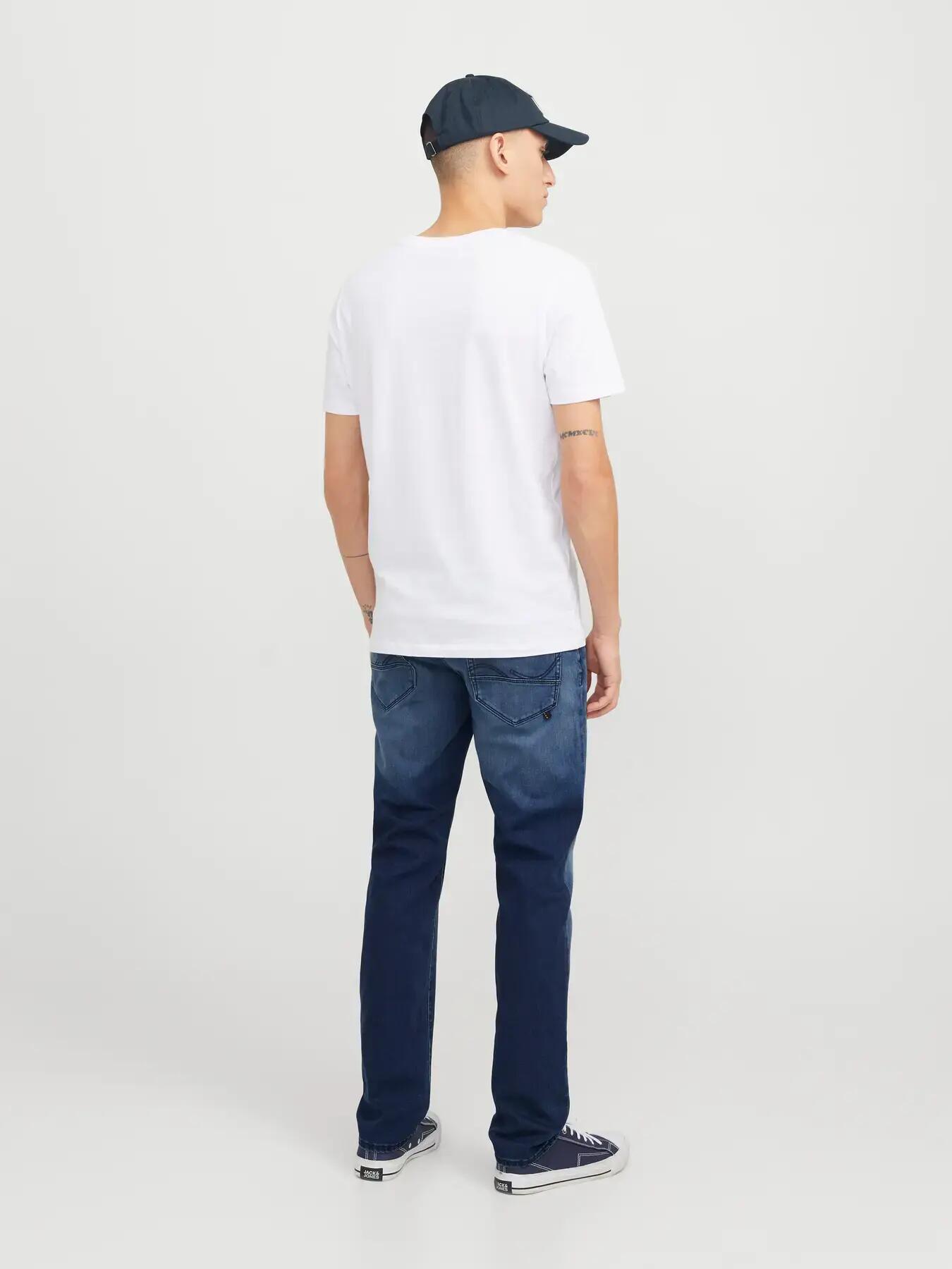Herren Jeans Tapered Fit Mike Fox 424 L34 Blau 4/8