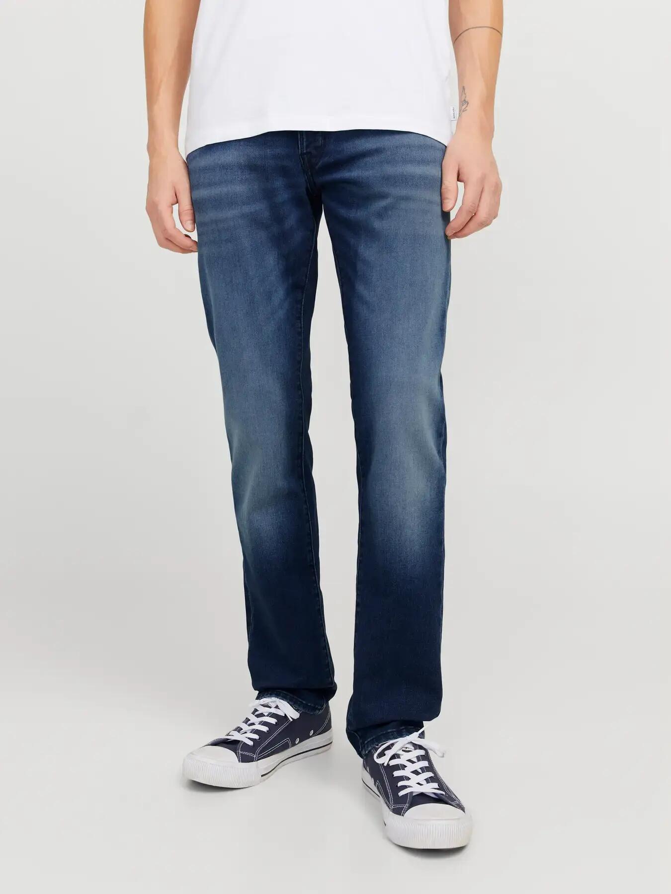 Herren Jeans Tapered Fit Mike Fox 424 L34 Blau 3/8