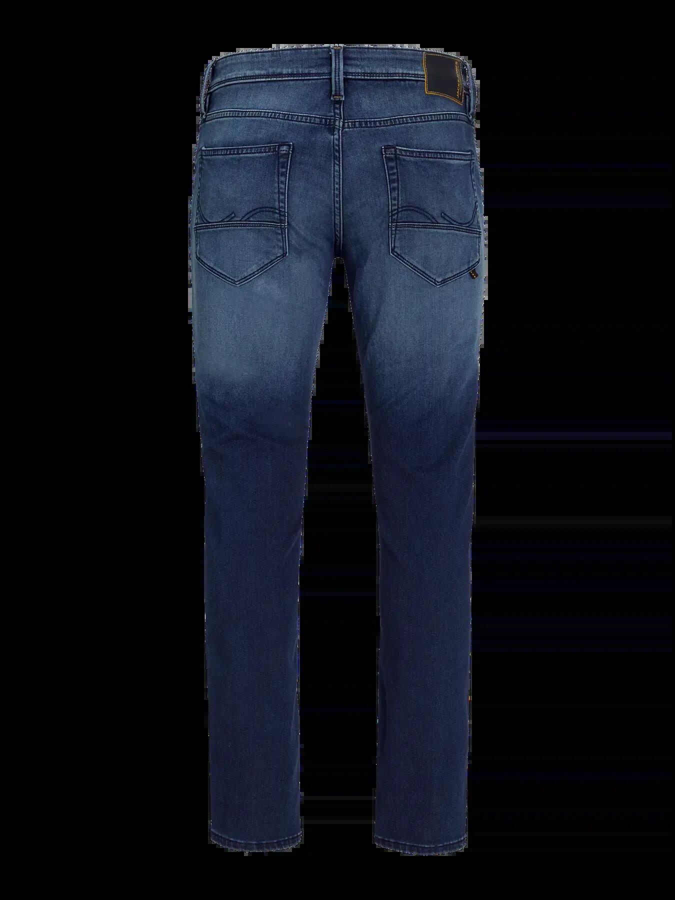 Herren Jeans Tapered Fit Mike Fox 424 L34 Blau 2/8