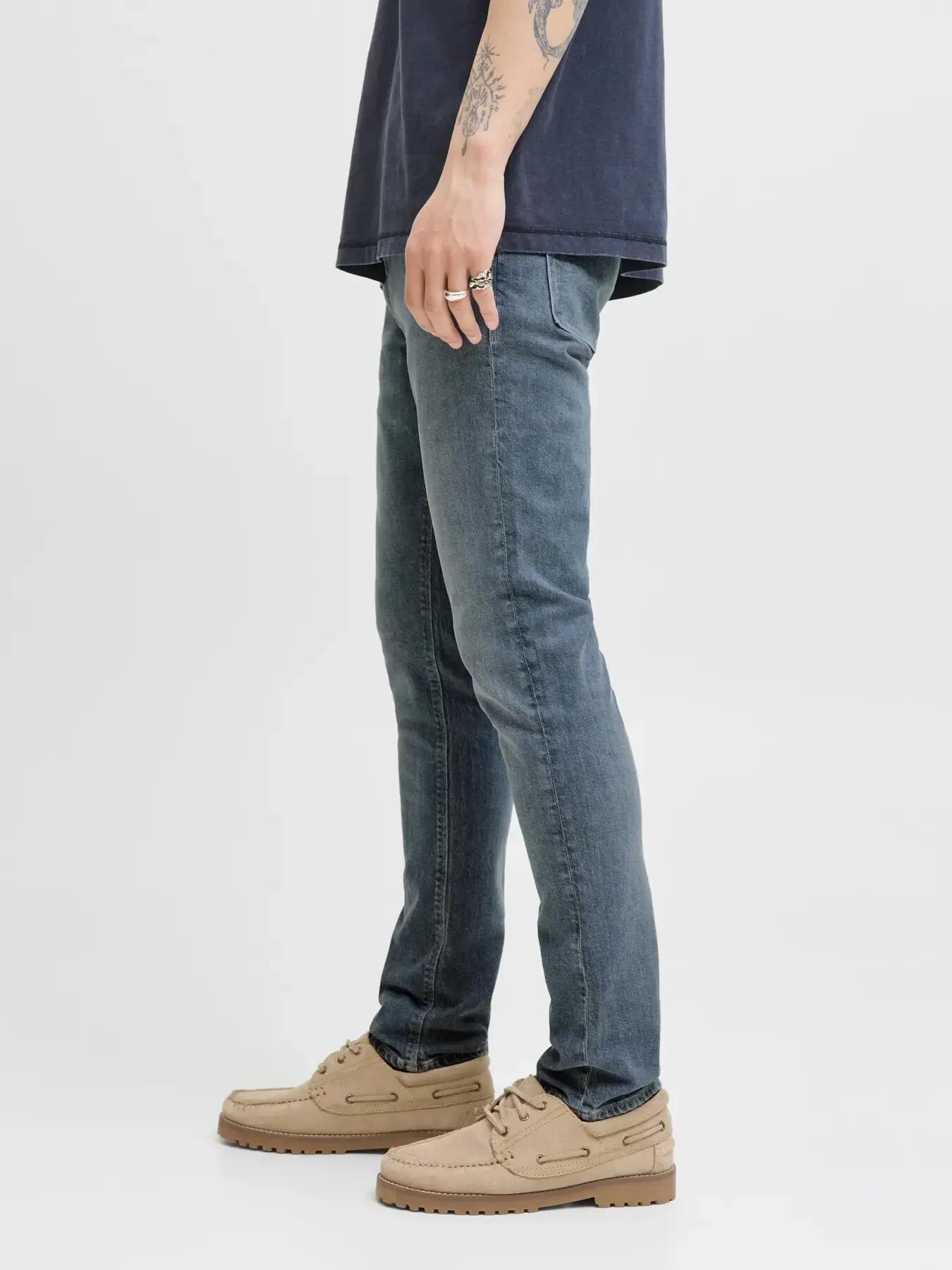 Herren Jeans Slim Fit Glenn Felix 646 L34 Grau 7/8