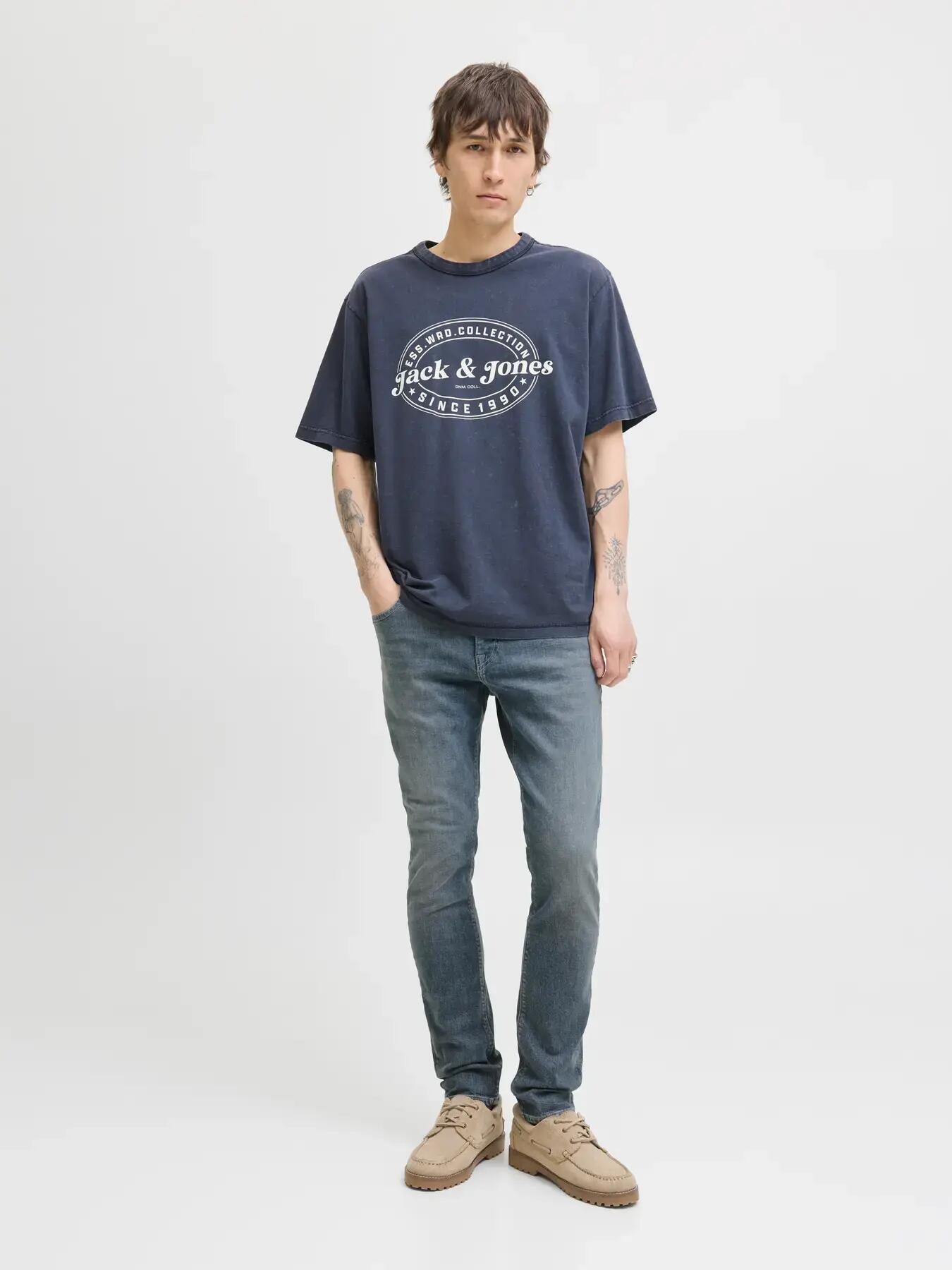 Herren Jeans Slim Fit Glenn Felix 646 L34 Grau 5/8