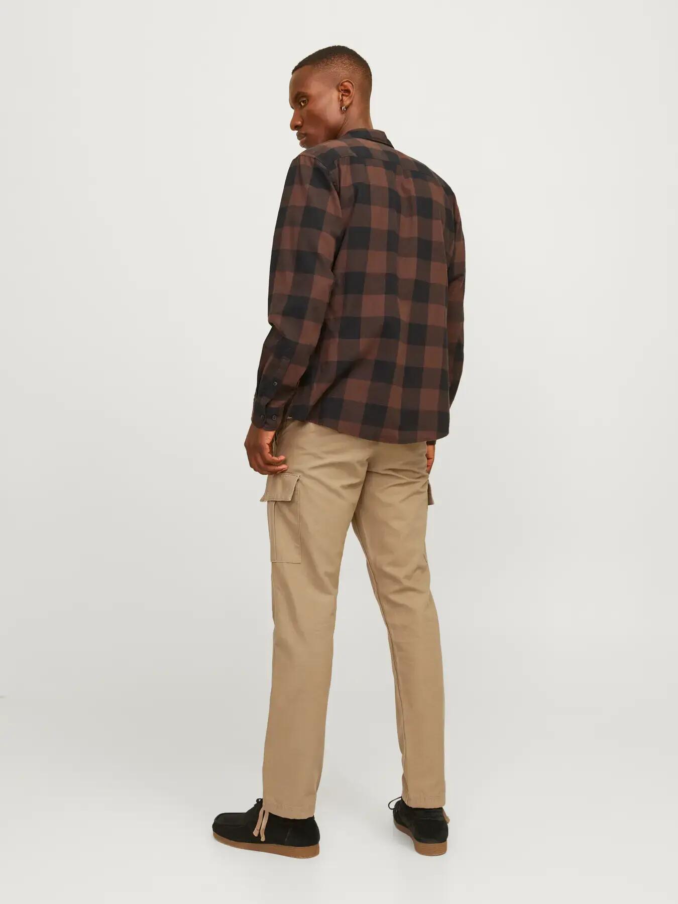 Hombre Pantalón cargo Relaxed Fit Kane Barkley L34 Camel 4/8