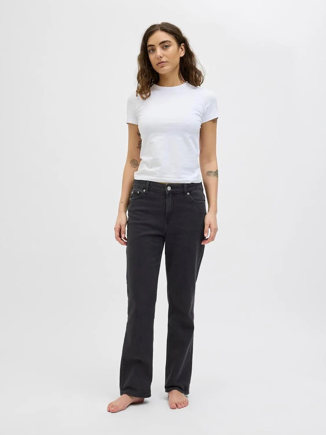 Mujer Vaqueros Nice L32 Negro 8/9