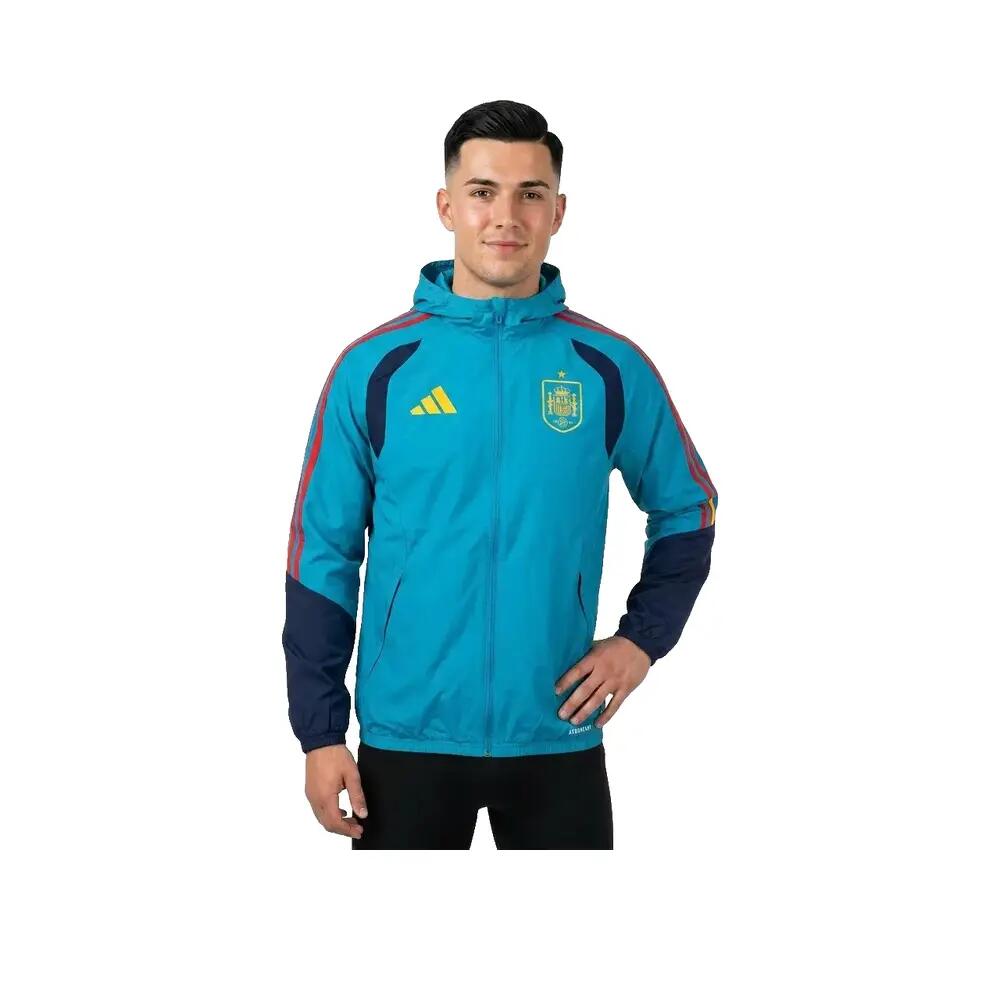 Veste adidas Espagne 26 Tiro All Weather Homme CLIMA365 Bleu 2/2