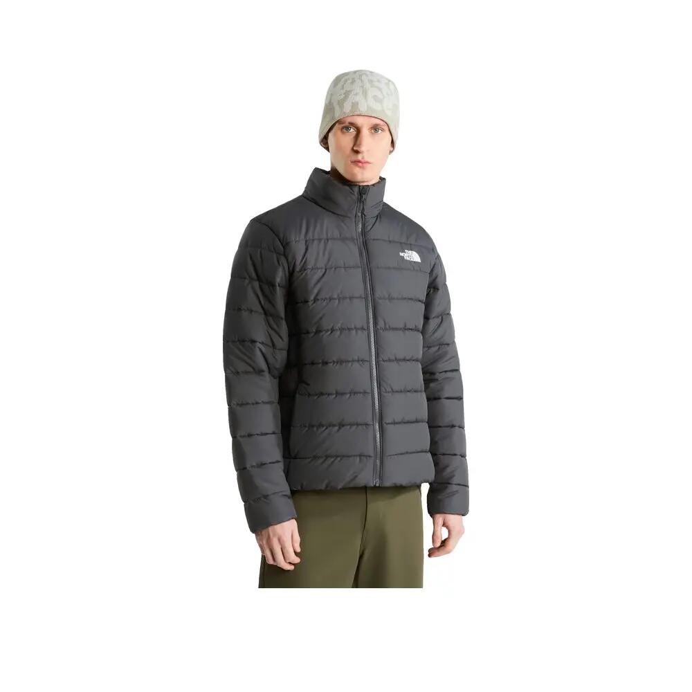 Weste The North Face Aconcagua grau mit Stehkragen 1/4