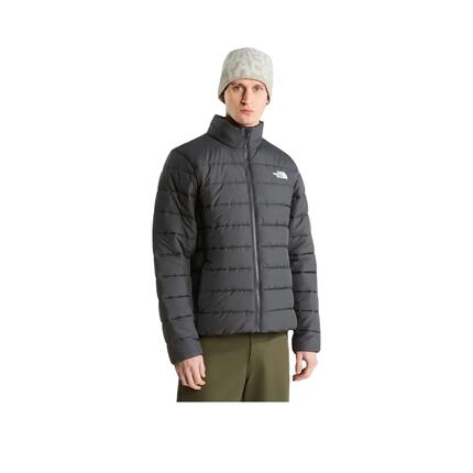 Weste The North Face Aconcagua grau mit Stehkragen