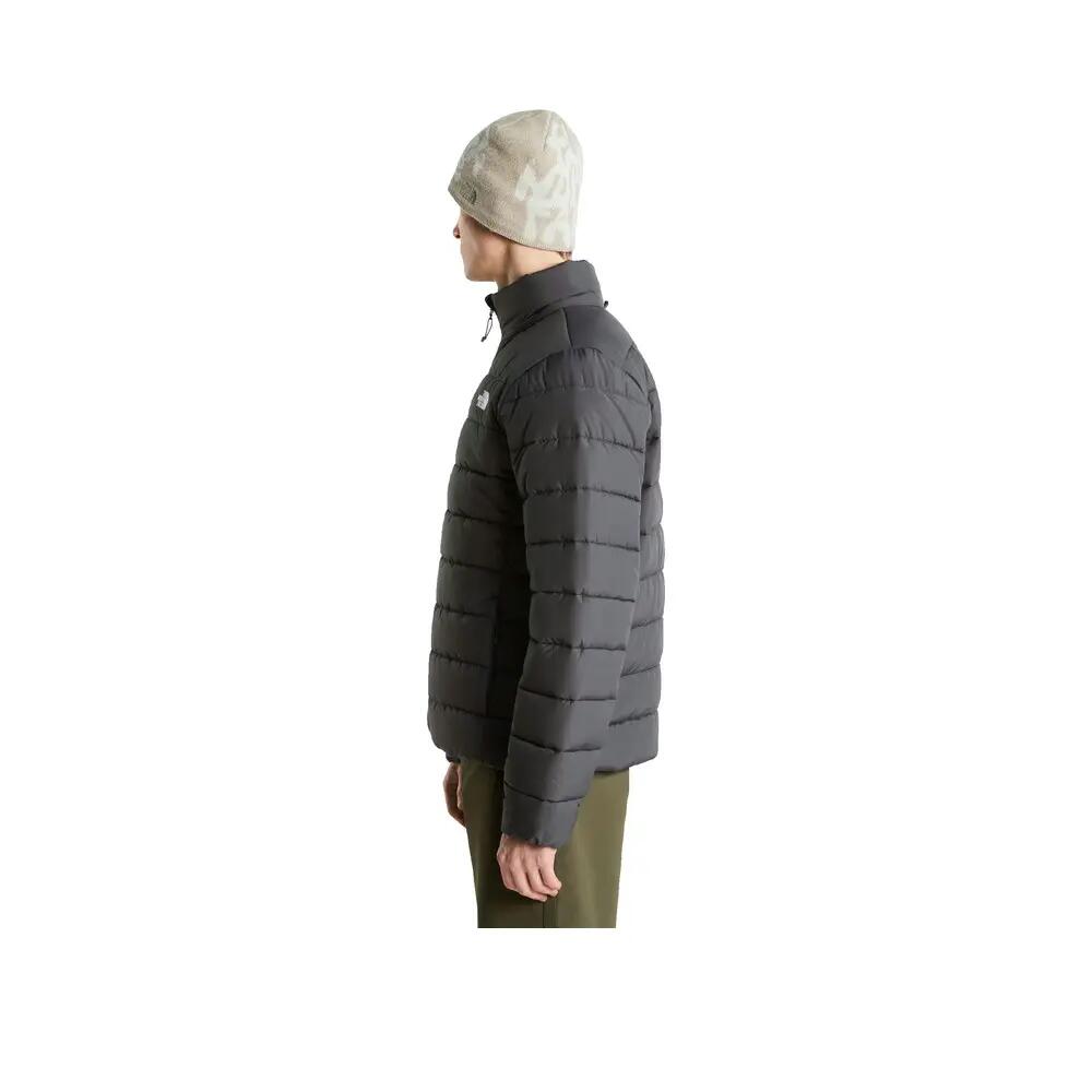 Weste The North Face Aconcagua grau mit Stehkragen 3/4
