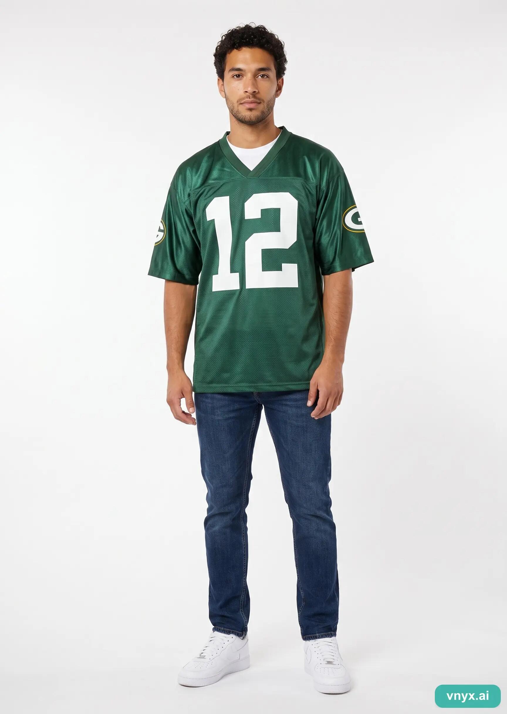 Second Life - Vintage NFL Green Jersey Men L 3/5