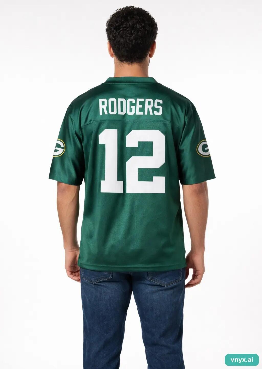 Second Life - Vintage NFL Green Jersey Men L 2/5